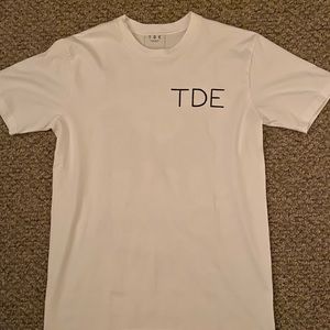 Top Dawg Entertainment White Short Sleeve